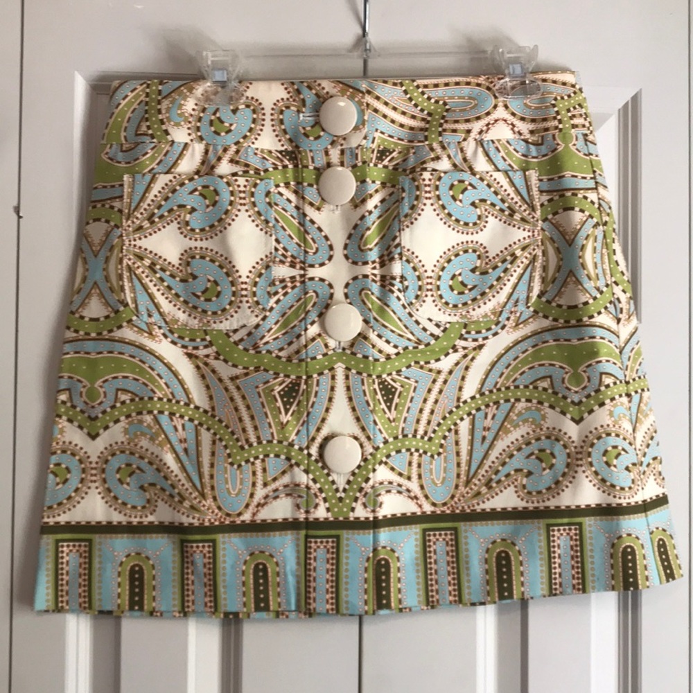 NWOT J Crew twill mini skirt with patch pockets